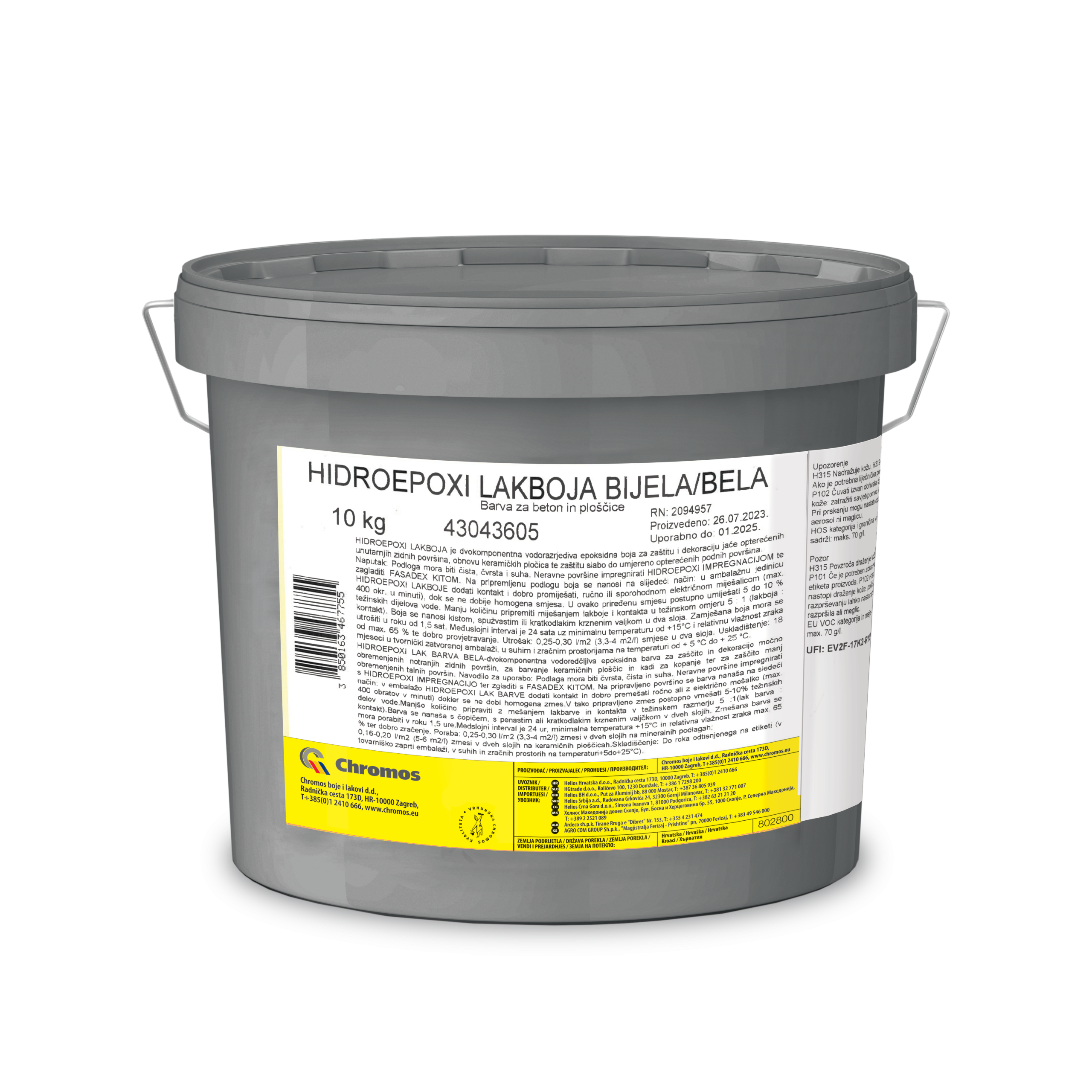 Hydroepoxy paint