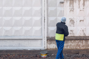 farbanje betonske ograde